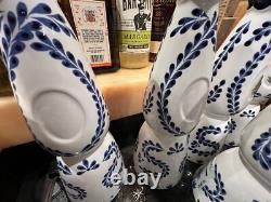 Lot Of 12 Clase Azul Reposado Tequila White And Blue Empty Bottle 750ml
