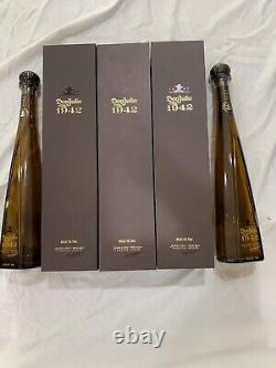 Lot Of 5 Don Julio 1942 Tequila Empty Bottles 3 In Boxes
