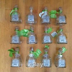 Lot of 12 Patron Silver Tequila De Agave Empty Bottles Corks 375 ml Arts Crafts