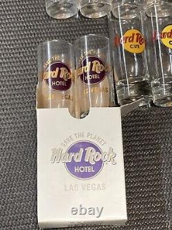 Lot of 40 Hard Rock Cafe Shot Glass Barware Bar Whiskey Tequila Beach Collection