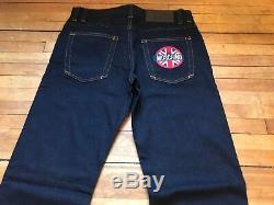 Love Moschino British Flag Dark Navy Blue Stretch Denim Jeans S 44 27 Tequila