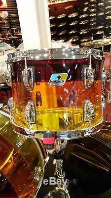 Ludwig 3pc Tequila Sunrise Vistalite Drum Kit 13-16-22