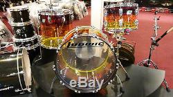 Ludwig 3pc Tequila Sunrise Vistalite Drum Kit 13-16-22