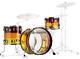 Ludwig L9223lxtswc Vistalite 3-piece Tequila Sunrise Drum Shell Pack