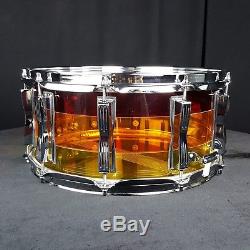 Ludwig LS903VXXTS Vistalite Series Snare Drum 6.5 x 14 Tequila Sunrise