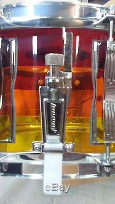 Ludwig Tequila Sunrise Vistalite 6.5x14 Snare Drum LS903VXXTS USA