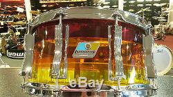 Ludwig Vistalite 6.5x14 Tequila Sunrise Snare Drum