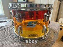 Ludwig Vistalite Drum Set Tequila Sunrise 1970's