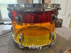 Ludwig Vistalite Drum Set Tequila Sunrise 1970's