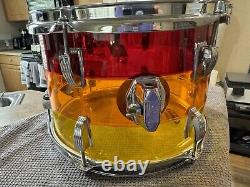 Ludwig Vistalite Drum Set Tequila Sunrise 1970's