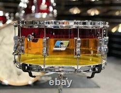 Ludwig Vistalite Tequila Sunrise 14 X 6.5 Snare Drum #641