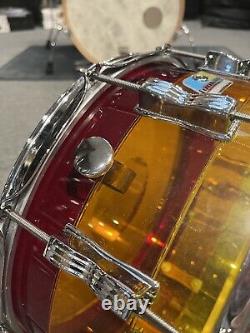 Ludwig Vistalite Tequila Sunrise 14 X 6.5 Snare Drum #641