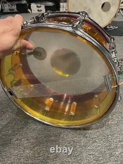 Ludwig Vistalite Tequila Sunrise 14 X 6.5 Snare Drum #641