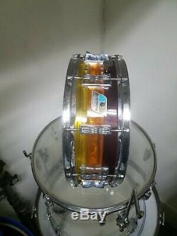 Ludwig vistalite Tequila Sunrise snare with lights