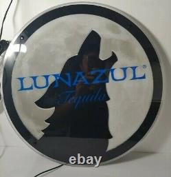 Lunazul Tequila Led Light Wall Hanging For Man Cave. Wolf. Promo item