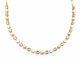 Mariana Gold Plated Tequila Sunrise White With Silk & Jonquil Ab Necklace 2102
