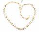 Mariana Gold Plated White With Silk & Jonquil Ab Necklace 2102 Tequila Sunrise