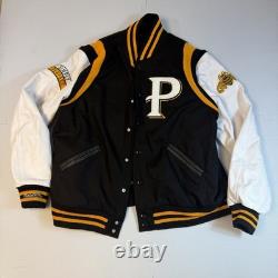 MITCHELL & NESS x DEHEN x PATRON TEQUILA WOOL LEATHER JACKET USA 2XL