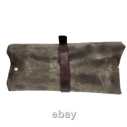 MOORE & GILES Meehan Bar Rollup Waxed Canvas Leather Tequila Patron Mixology