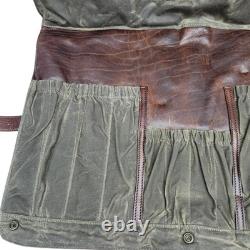 MOORE & GILES Meehan Bar Rollup Waxed Canvas Leather Tequila Patron Mixology