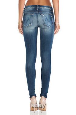 MOTHER Denim The LOOKER in TEQUILA TRUTH Distressed Skinny Jeans 27 $210