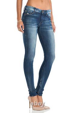 MOTHER Denim The LOOKER in TEQUILA TRUTH Distressed Skinny Jeans 27 $210