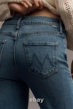 MOTHER The Kick It High-Rise Straight-Leg Jeans Tequila Sunrise Size 26 NWT 248$