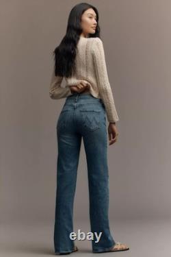 MOTHER The Kick It High-Rise Straight-Leg Jeans Tequila Sunrise Size 26 NWT 248$