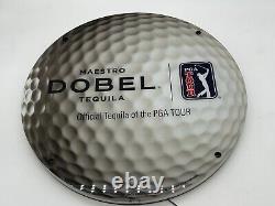Maestro Dobel Tequila LED Bar Sign Light PGA Tour Golf Ball New