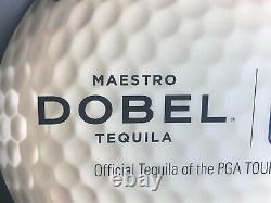 Maestro Dobel Tequila Led Bar Sign Man Cave Garage Light Pga Tour Golf New