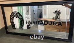 Man Cave Herradura Tequila Mirror Framed Advertising Bar Sign Large 36x 18