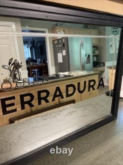 Man Cave Herradura Tequila Mirror Framed Advertising Bar Sign Large 36x 18
