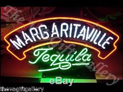 Margaritaville Tequila Neon Sign Bar Man Cave Restaurant Retail Beer Music 20x11