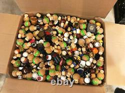 Massive Lot of Liquor Bottle Caps, Corks, Stoppers, Tops. Almost 35 lbs
