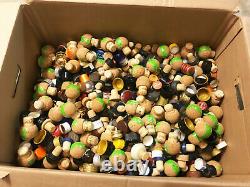 Massive Lot of Liquor Bottle Caps, Corks, Stoppers, Tops. Almost 35 lbs