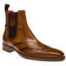 Mens Jeffery West Tan Jb 18 Leather Boots Chelsea Lace Up