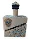Mexican Pottery Tequila Bottle Fine Hand Painted Ceramic Skull Day Of Dead 10