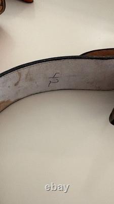 Mexican leather belt Tequila Bandolier belt 42 with shot glasses and all