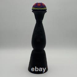 Mezcal Clase Azul Durango Joven Tequila 750ml Empty Bottle Beaded Stopper Black