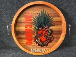 Mi Campo Tequila Advertising Barware 20 Wood Serving Tray