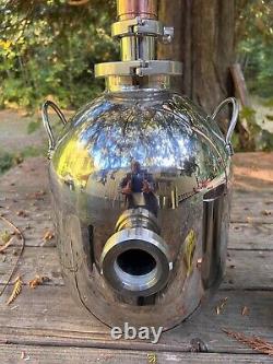 Mini Stovetop Thumper / whiskey still -Moonshine rum brandy tequila -5 gallon