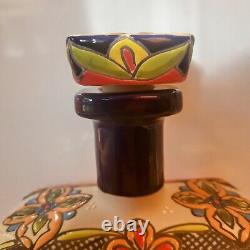 Mint! Empty DOS ARTES Reserva Especial Extra Tequila Hand Painted Ceramic Bottle