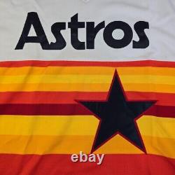 Mitchell & Ness 1975 Houston Astros Jose Cruz Jersey Size XXL Tequila Sunrise