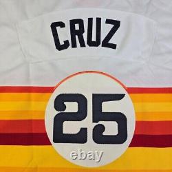 Mitchell & Ness 1975 Houston Astros Jose Cruz Jersey Size XXL Tequila Sunrise