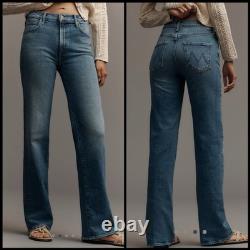 Mother The Kick It High-Rise Straight Leg Jeans in Tequila Sunrise Size 32 $248