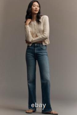 Mother The Kick It High-Rise Straight Leg Jeans in Tequila Sunrise Size 32 $248