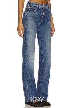 Mother The Kick It High-Rise Straight Leg Jeans in Tequila Sunrise Size 32 $248