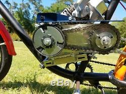 Motorized Bike 4 Stroke HP 79cc Predator Rat Tequila Sunrise 150+MPG