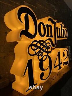 NEW 1942 Don Julio Tequila Iconic LED Beer Sign Bar Light Rare Classic