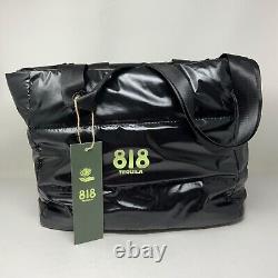 NEW 818 Tequila Logo Water Resistant Quilted Crossbody Travel Tote Bag Purse